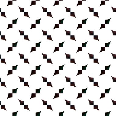 Geometrik soyut dikişsiz desen, vektör illüstrasyonu