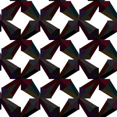 Soyut geometrik süslemesiz desen. tasarım arkaplanı, vektör illüstrasyonu