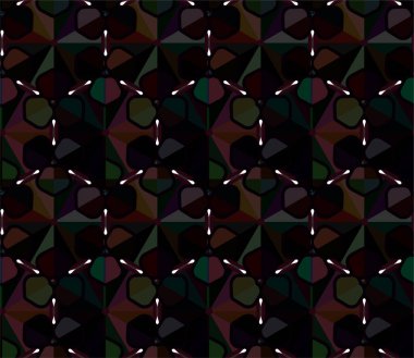 Soyut geometrik süslemesiz desen. tasarım arkaplanı, vektör illüstrasyonu