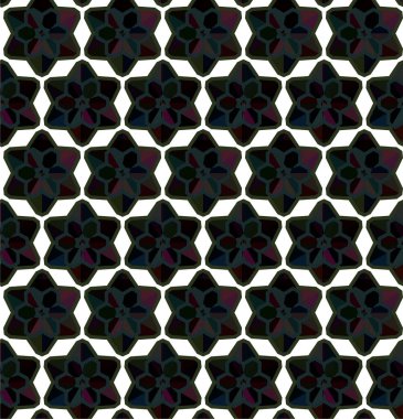 Soyut geometrik süslemesiz desen. tasarım arkaplanı, vektör illüstrasyonu