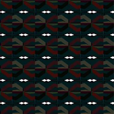 Soyut geometrik süslemesiz desen. tasarım arkaplanı, vektör illüstrasyonu