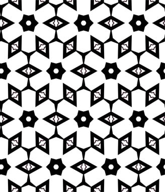 Soyut geometrik süslemesiz desen. tasarım arkaplanı, vektör illüstrasyonu