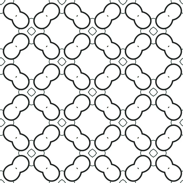 Abstrakt Geometriskt Dekorativt Sömlöst Mönster Design Bakgrund Vektor Illustration — Stock vektor