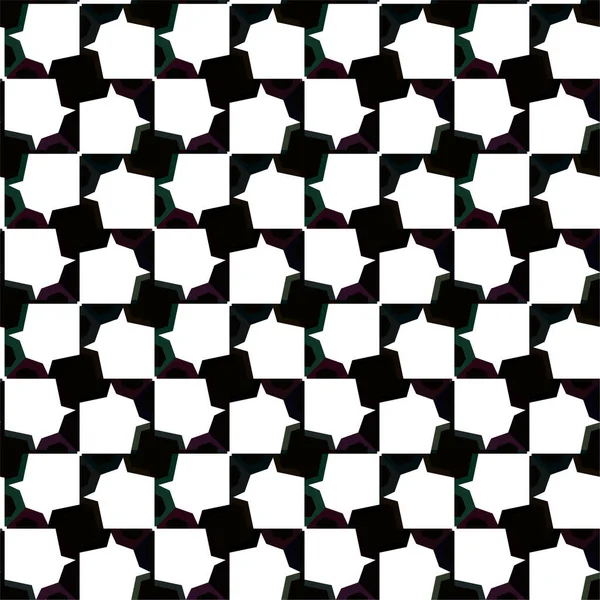 Resumo Padrão Ornamental Sem Costura Geométrica Fundo Projeto Ilustração Vetorial — Vetor de Stock