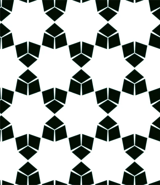 Abstrakte Geometrische Ornamentale Nahtlose Muster Design Hintergrund Vektorillustration — Stockvektor