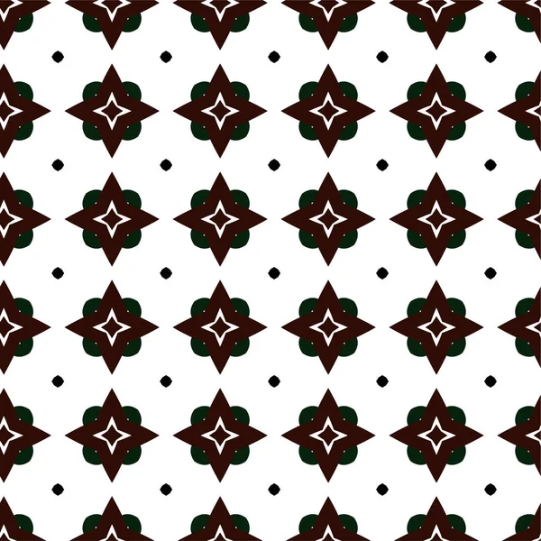 Abstrakte Geometrische Ornamentale Nahtlose Muster Design Hintergrund Vektorillustration — Stockvektor