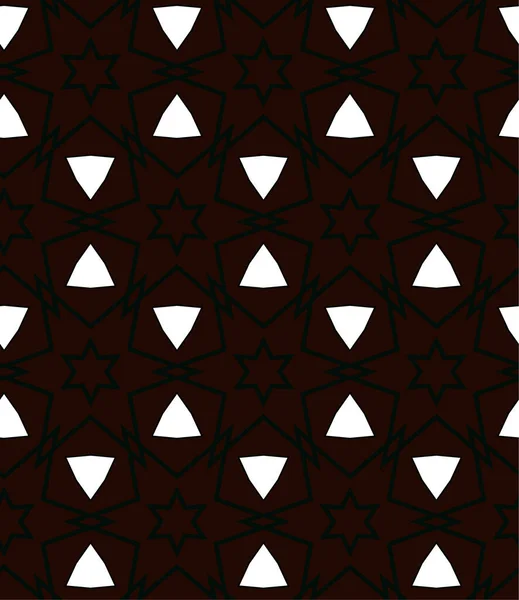 Motif Ornemental Géométrique Abstrait Sans Couture Fond Design Illustration Vectorielle — Image vectorielle