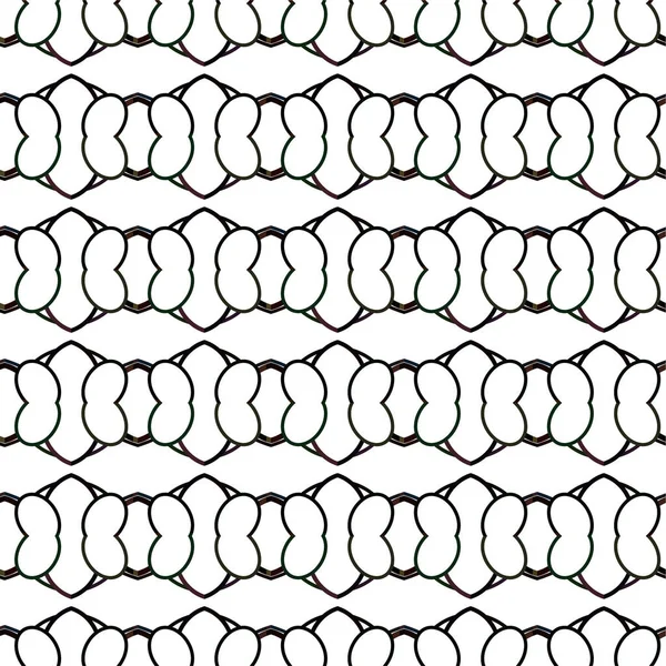 抽象的な幾何学的装飾シームレスパターン デザインの背景ベクトルイラスト — ストックベクタ