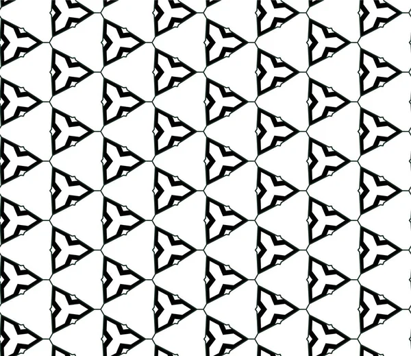 Abstrakte Geometrische Ornamentale Nahtlose Muster Design Hintergrund Vektorillustration — Stockvektor