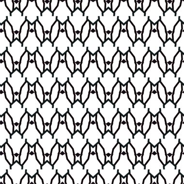 Soyut geometrik süslemesiz desen. tasarım arkaplanı, vektör illüstrasyonu