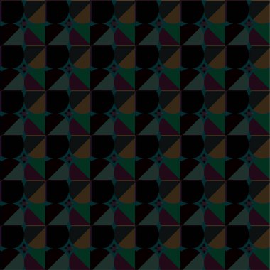 Soyut geometrik süslemesiz desen. tasarım arkaplanı, vektör illüstrasyonu