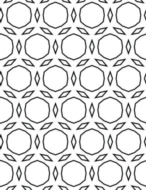 Soyut geometrik süslemesiz desen. tasarım arkaplanı, vektör illüstrasyonu