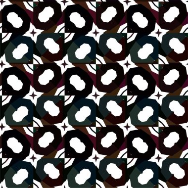 Soyut geometrik süslemesiz desen. tasarım arkaplanı, vektör illüstrasyonu