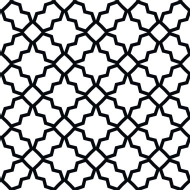 Soyut geometrik süslemesiz desen. tasarım arkaplanı, vektör illüstrasyonu