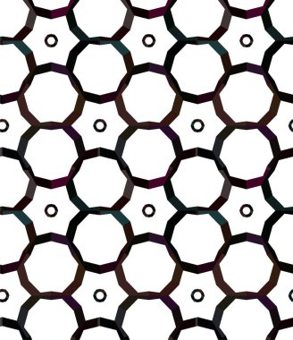 Soyut geometrik süslemesiz desen. tasarım arkaplanı, vektör illüstrasyonu