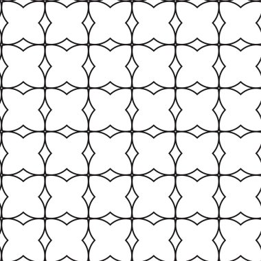 Soyut geometrik süslemesiz desen. tasarım arkaplanı, vektör illüstrasyonu