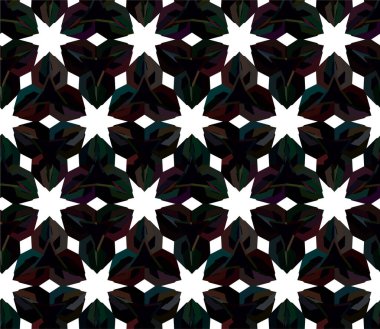 Soyut geometrik süslemesiz desen. tasarım arkaplanı, vektör illüstrasyonu