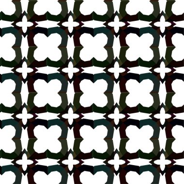 Soyut geometrik süslemesiz desen. tasarım arkaplanı, vektör illüstrasyonu