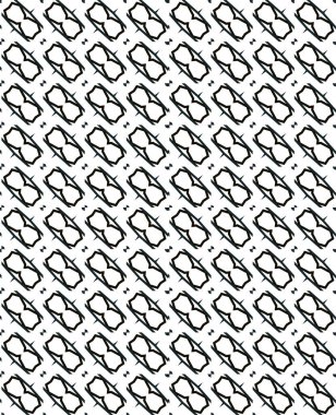 Soyut geometrik süslemesiz desen. tasarım arkaplanı, vektör illüstrasyonu