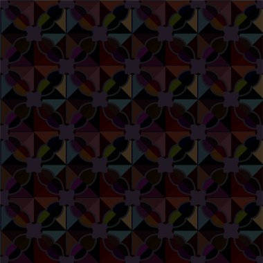 Soyut geometrik süslemesiz desen. tasarım arkaplanı, vektör illüstrasyonu