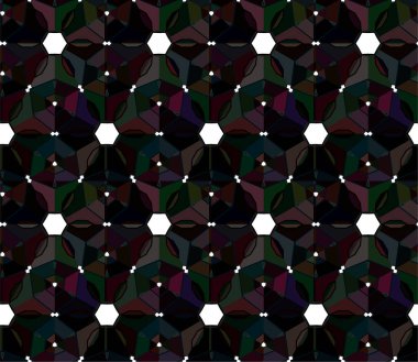 Soyut geometrik süslemesiz desen. tasarım arkaplanı, vektör illüstrasyonu
