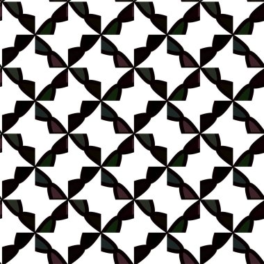 Soyut geometrik süslemesiz desen. tasarım arkaplanı, vektör illüstrasyonu