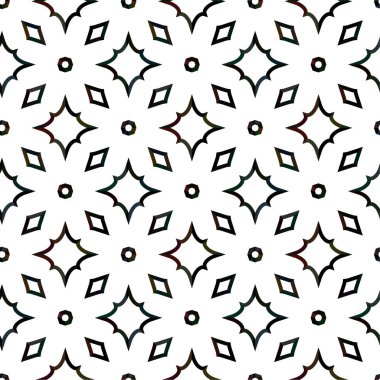 Soyut geometrik süslemesiz desen. tasarım arkaplanı, vektör illüstrasyonu