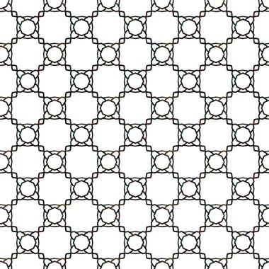 soyut geometrik dikişsiz desen, vektör illüstrasyonu