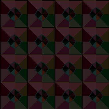 Soyut geometrik süslemesiz desen. tasarım arkaplanı, vektör illüstrasyonu