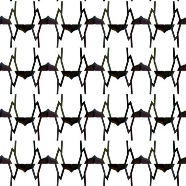 Soyut geometrik süslemesiz desen. tasarım arkaplanı, vektör illüstrasyonu