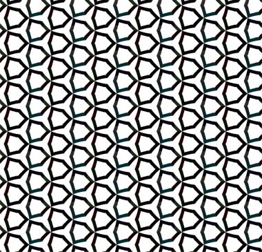 Soyut geometrik süslemesiz desen. tasarım arkaplanı, vektör illüstrasyonu