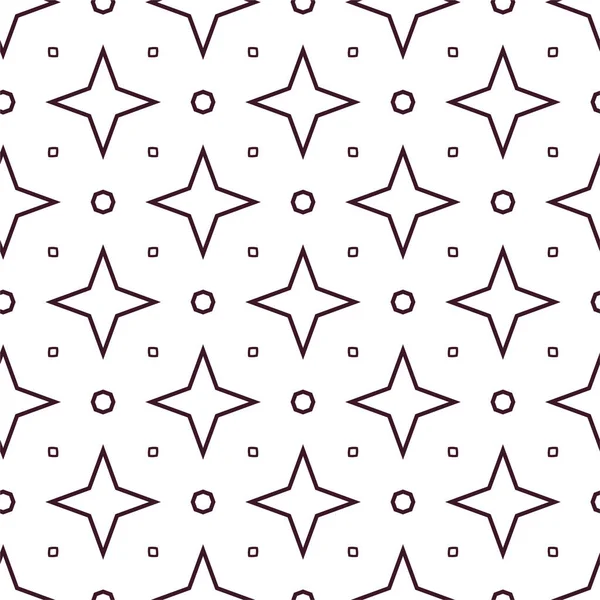 Abstrakte Geometrische Ornamentale Nahtlose Muster Design Hintergrund Vektorillustration — Stockvektor