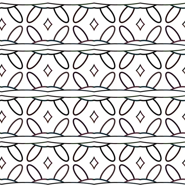 Resumo Padrão Ornamental Sem Costura Geométrica Fundo Projeto Ilustração Vetorial —  Vetores de Stock