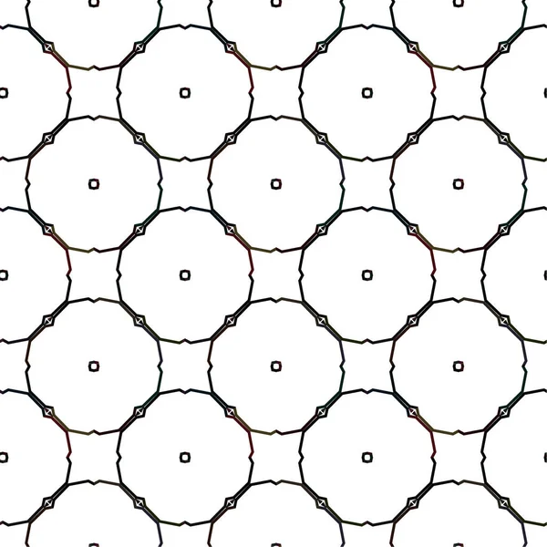 Motif Ornemental Géométrique Abstrait Sans Couture Fond Design Illustration Vectorielle — Image vectorielle