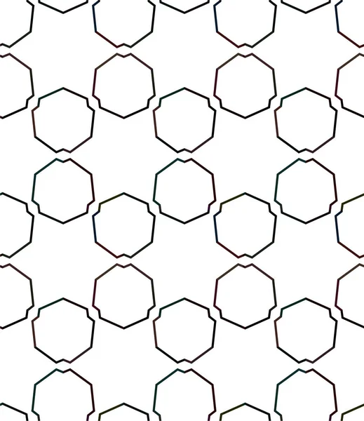 抽象的な幾何学的装飾シームレスパターン デザインの背景ベクトルイラスト — ストックベクタ