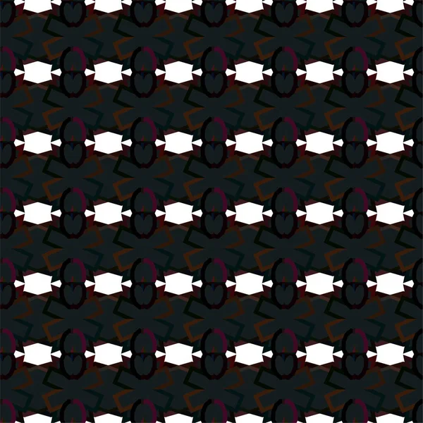 Motif Ornemental Géométrique Abstrait Sans Couture Fond Design Illustration Vectorielle — Image vectorielle