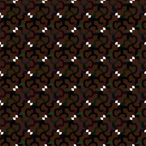 Motif Ornemental Géométrique Abstrait Sans Couture Fond Design Illustration Vectorielle — Image vectorielle