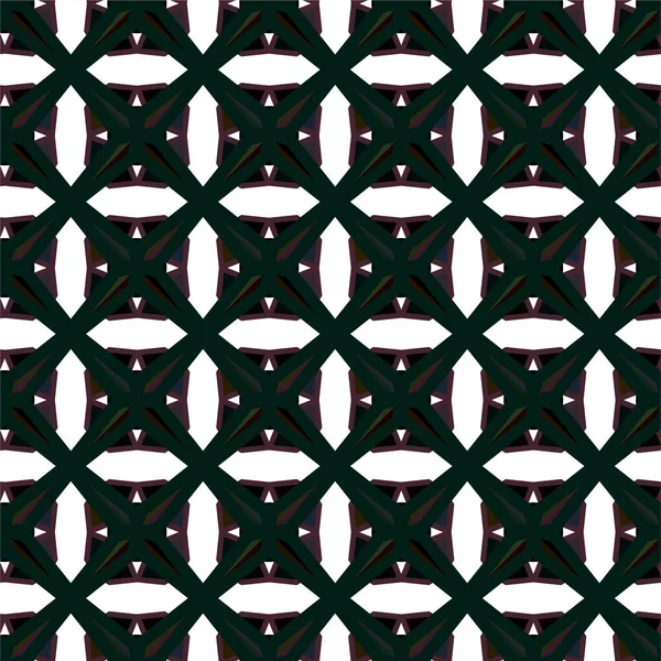 Abstracto Geométrico Ornamental Patrón Sin Costura Fondo Diseño Ilustración Vectorial — Vector de stock