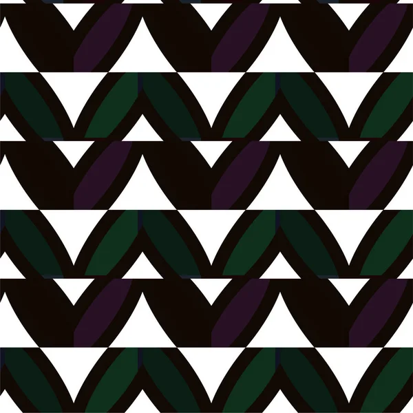 Abstrakte Geometrische Ornamentale Nahtlose Muster Design Hintergrund Vektorillustration — Stockvektor