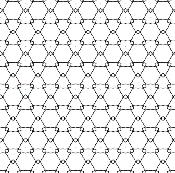 Абстрактный Геометрический Орнаментальный Бесшовный Рисунок Фон Проектирования Векторная Иллюстрация — стоковый вектор