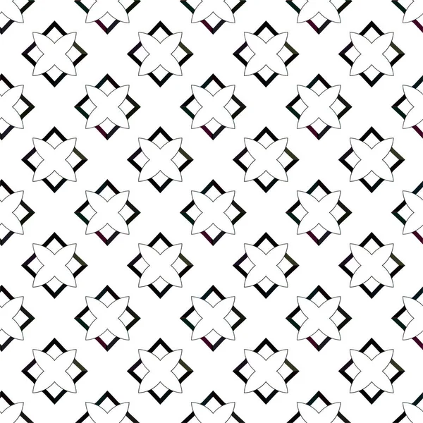 Abstrakte Geometrische Ornamentale Nahtlose Muster Design Hintergrund Vektorillustration — Stockvektor