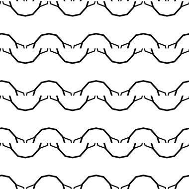 Soyut geometrik süslemesiz desen. tasarım arkaplanı, vektör illüstrasyonu