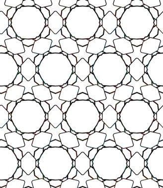 Soyut geometrik süslemesiz desen. tasarım arkaplanı, vektör illüstrasyonu