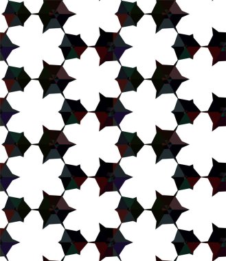 Soyut geometrik süslemesiz desen. tasarım arkaplanı, vektör illüstrasyonu