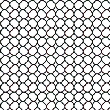 Geometrik soyut dikişsiz desen, vektör illüstrasyonu