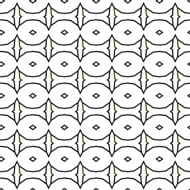 Soyut geometrik süslemesiz desen. tasarım arkaplanı, vektör illüstrasyonu