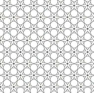 Soyut geometrik süslemesiz desen. tasarım arkaplanı, vektör illüstrasyonu