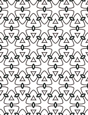 Soyut geometrik süslemesiz desen. tasarım arkaplanı, vektör illüstrasyonu