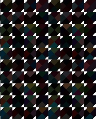 Geometrik soyut dikişsiz desen, vektör illüstrasyonu