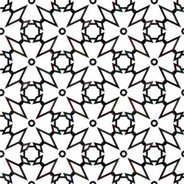 Soyut geometrik süslemesiz desen. tasarım arkaplanı, vektör illüstrasyonu